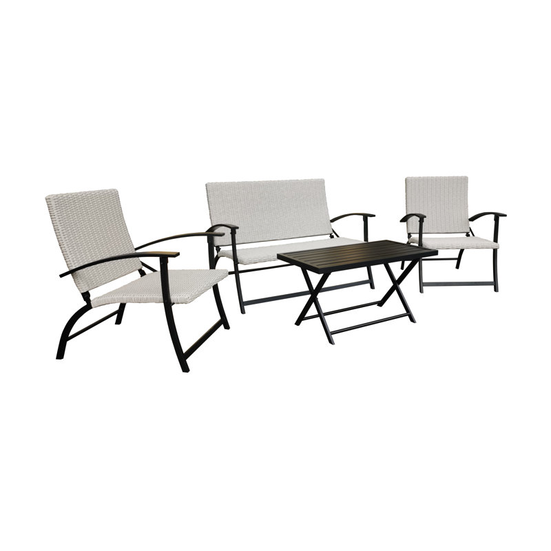 Ebern Designs Lionella 4 Person Outdoor Seating Group Wayfair